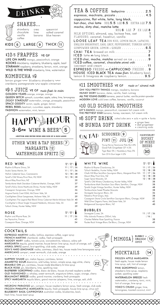 Menu, Son of a Gun