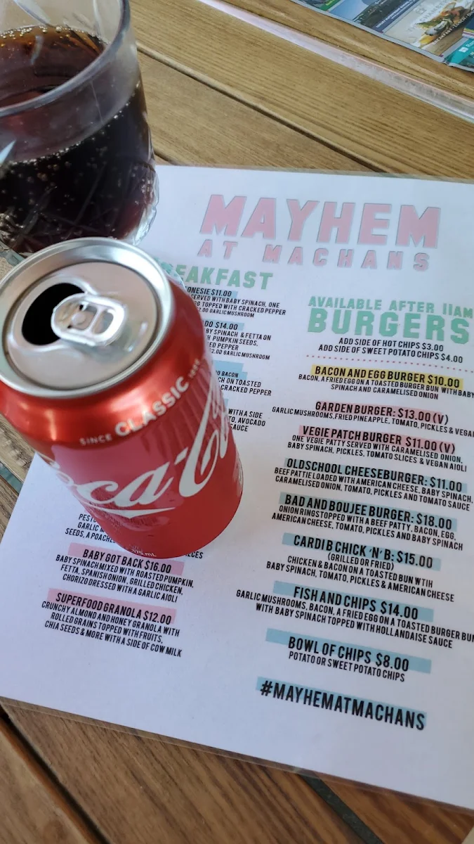 Menu, Mayhem At Machans