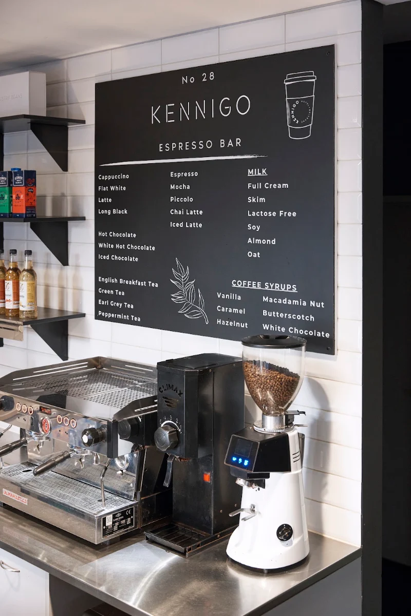 Menu, Kennigo Espresso Bar