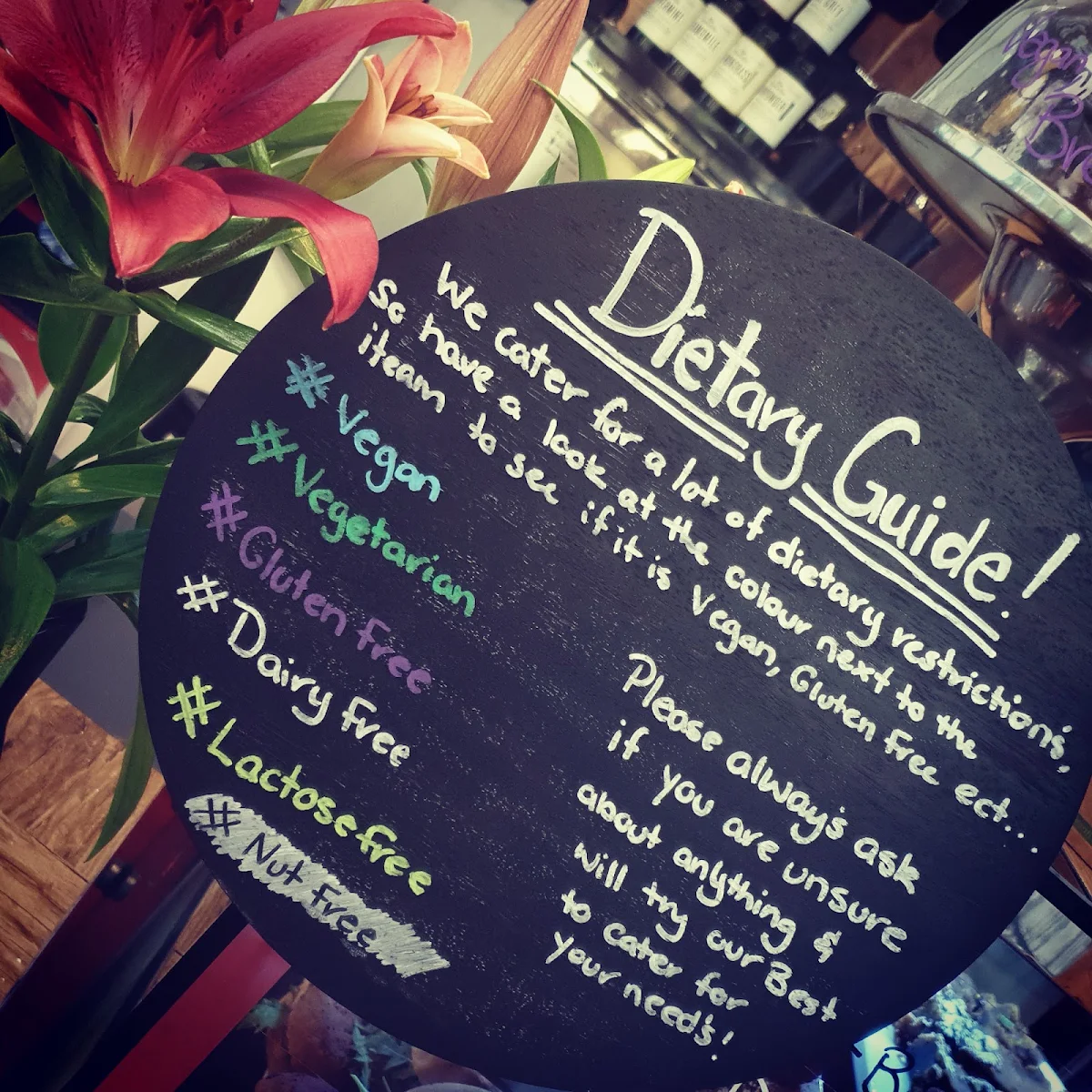 Menu, La Moka Cafe