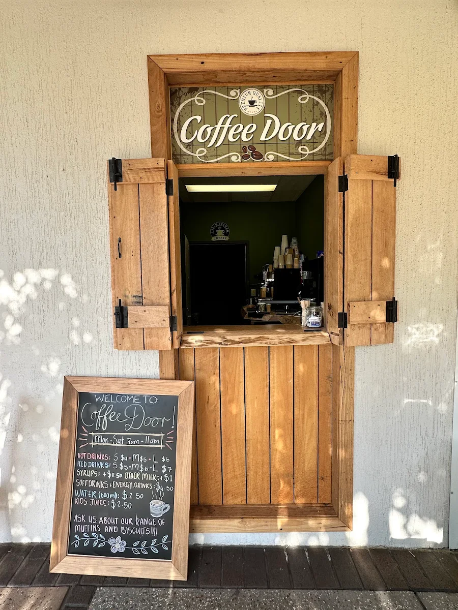 Menu, Coffee Door