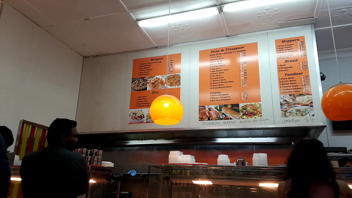 Menu, Blue Moon Wentworthville