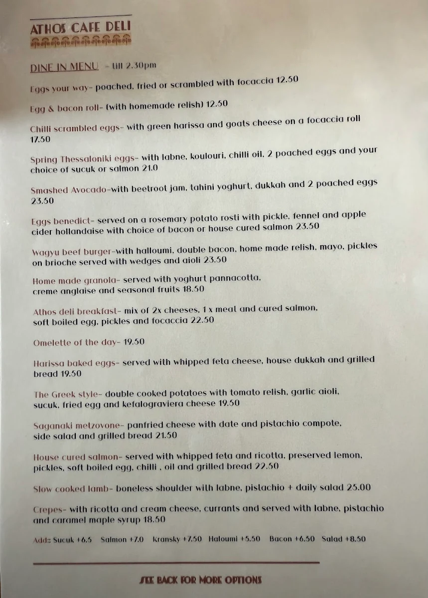 Menu photo 1
