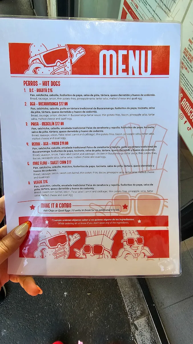 Menu, Perreo