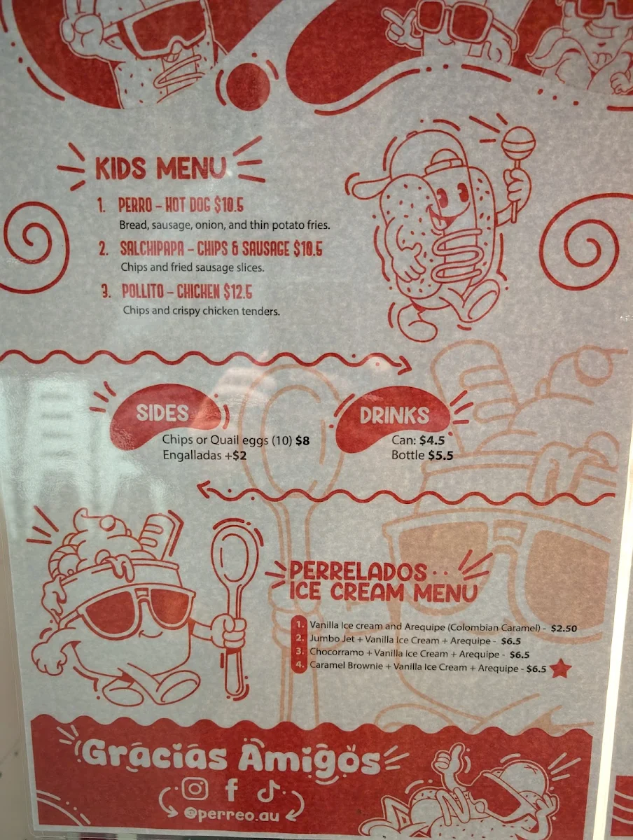 Menu, Perreo