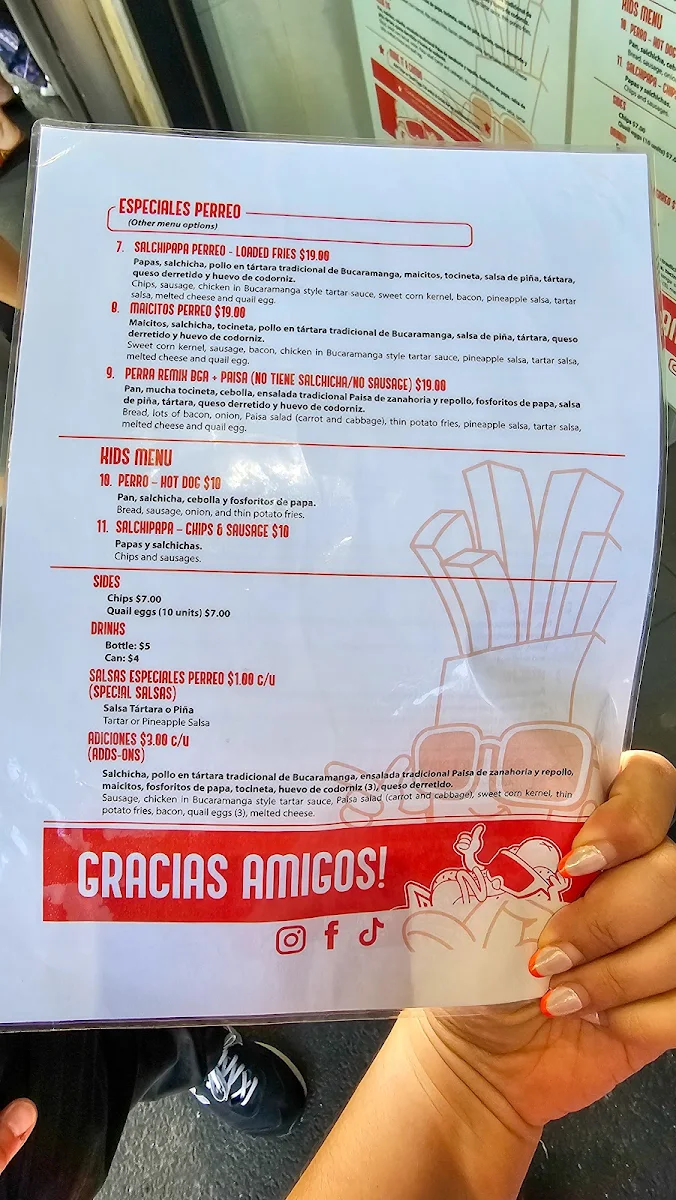 Menu, Perreo