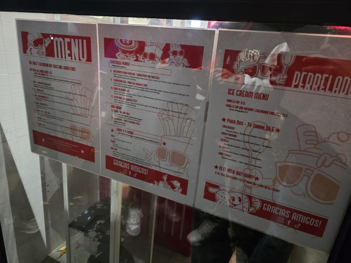Menu, Perreo