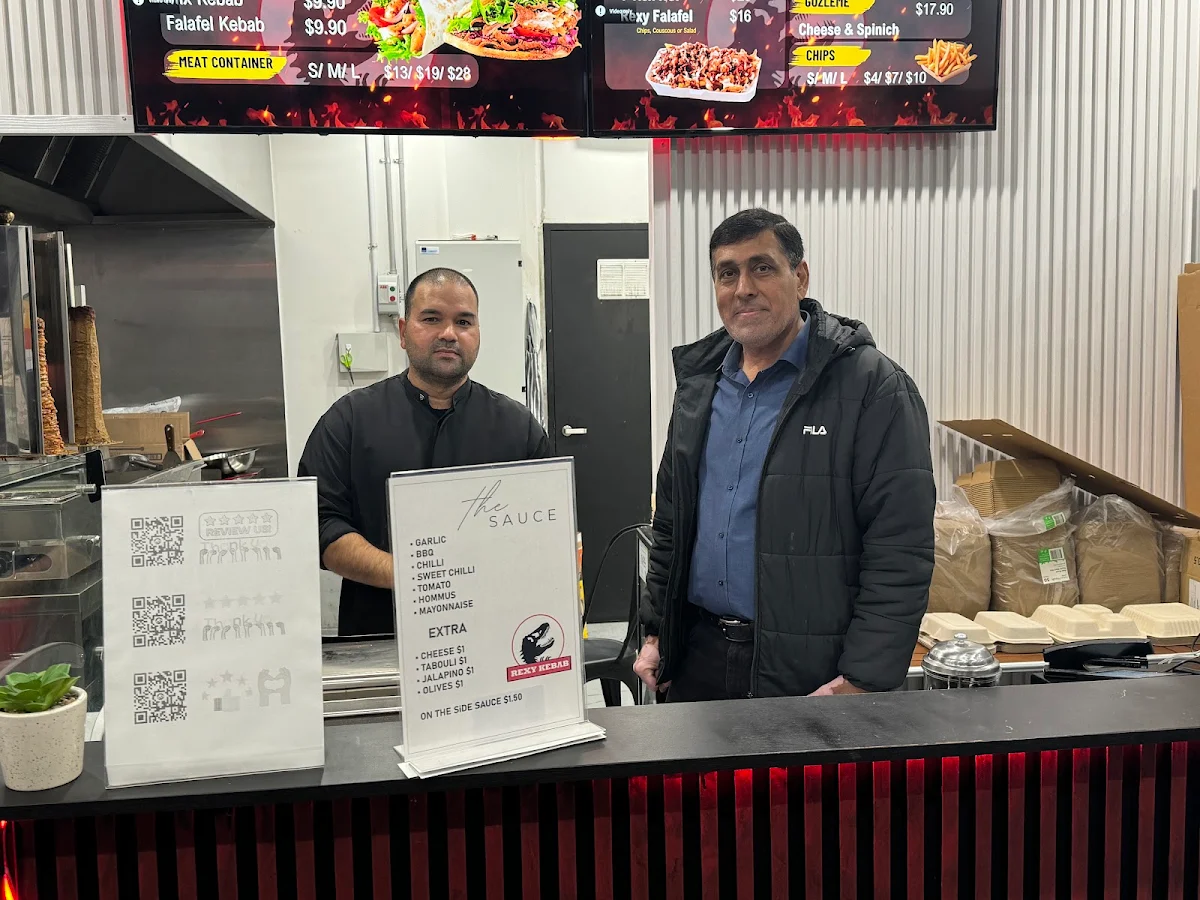 Menu, Rexy Kebab Werribee