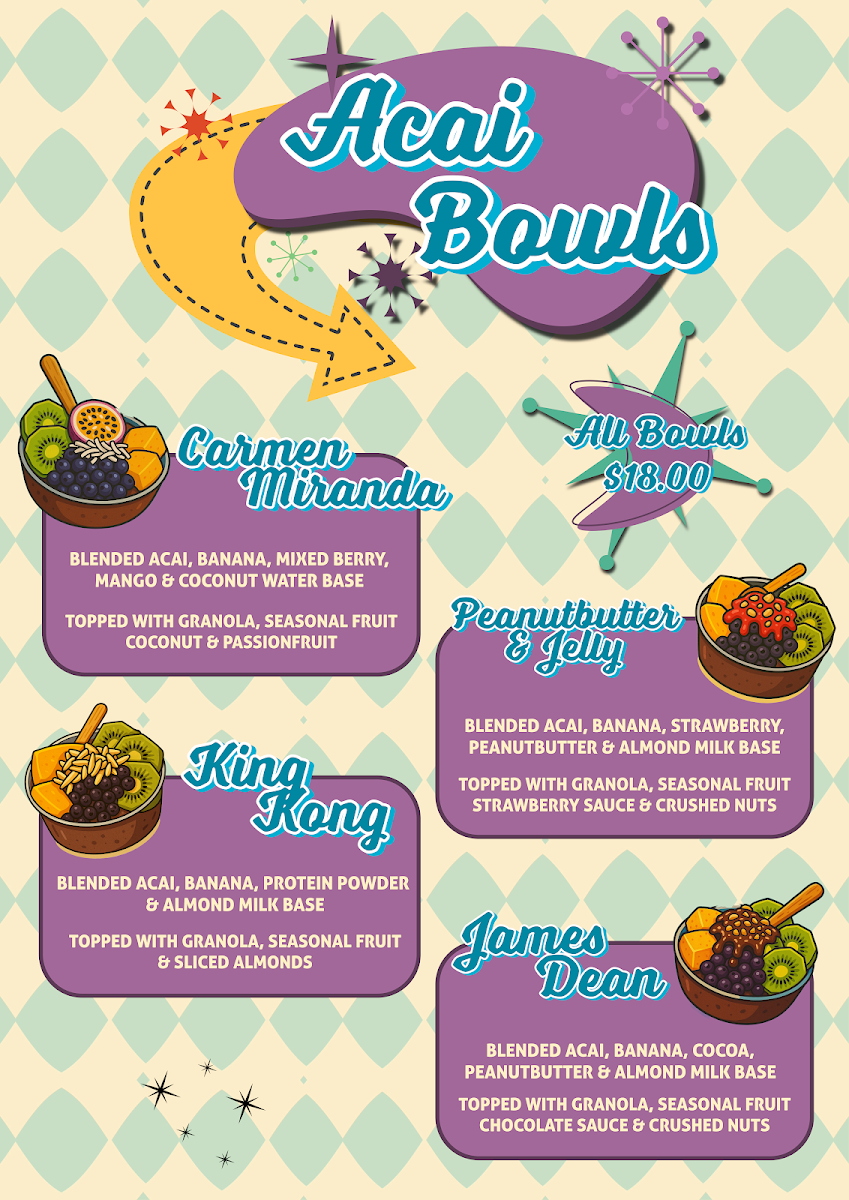 Menu, Bangin Beans
