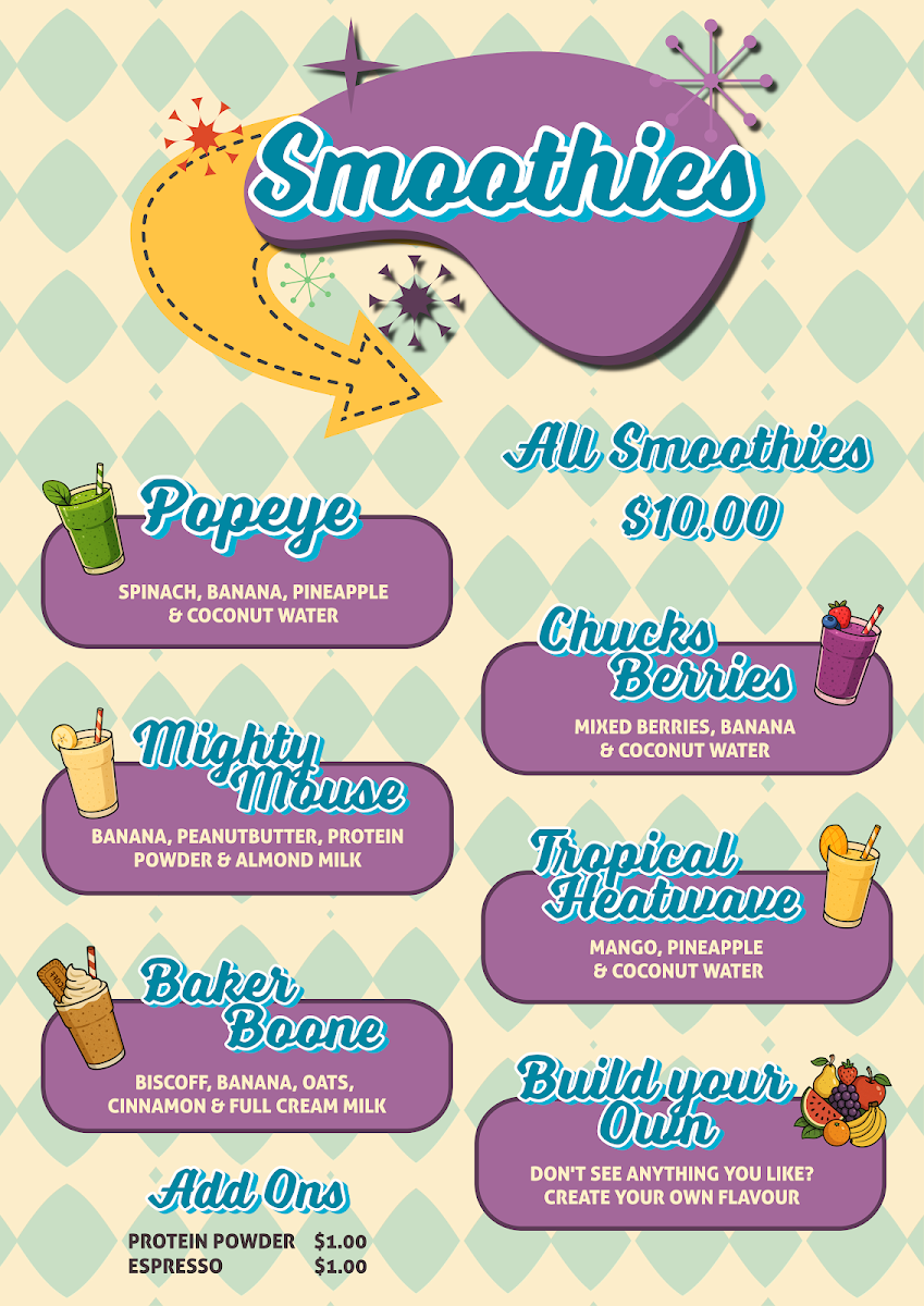 Menu, Bangin Beans