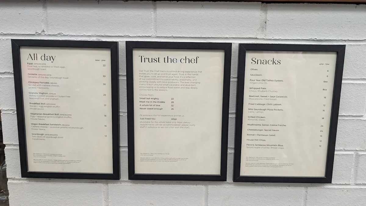 Menu, The What If Society