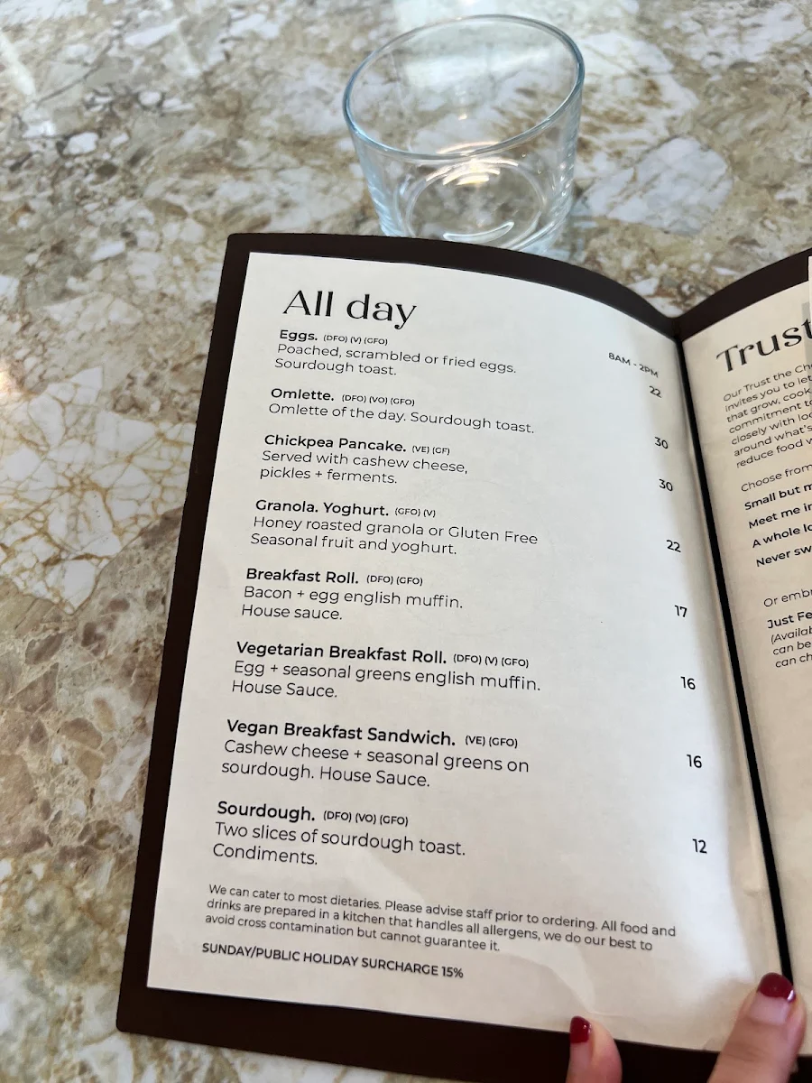 Menu, The What If Society