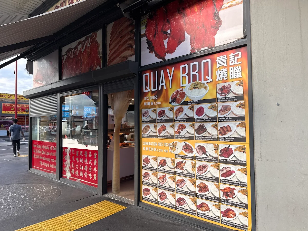 Menu, Quay BBQ