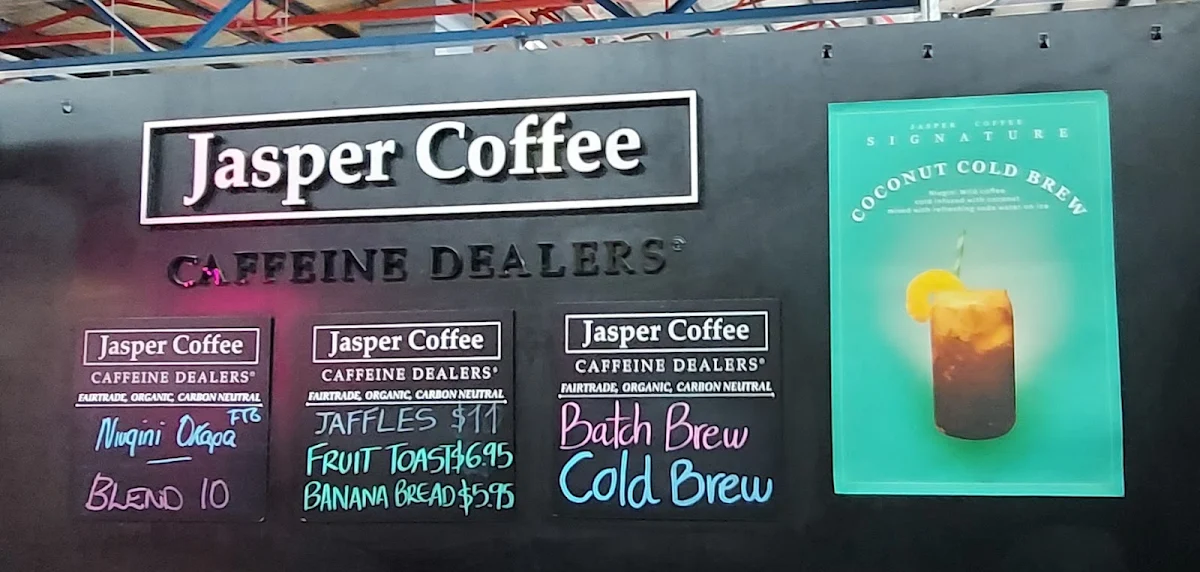 Menu, Jasper Coffee Prahran Market