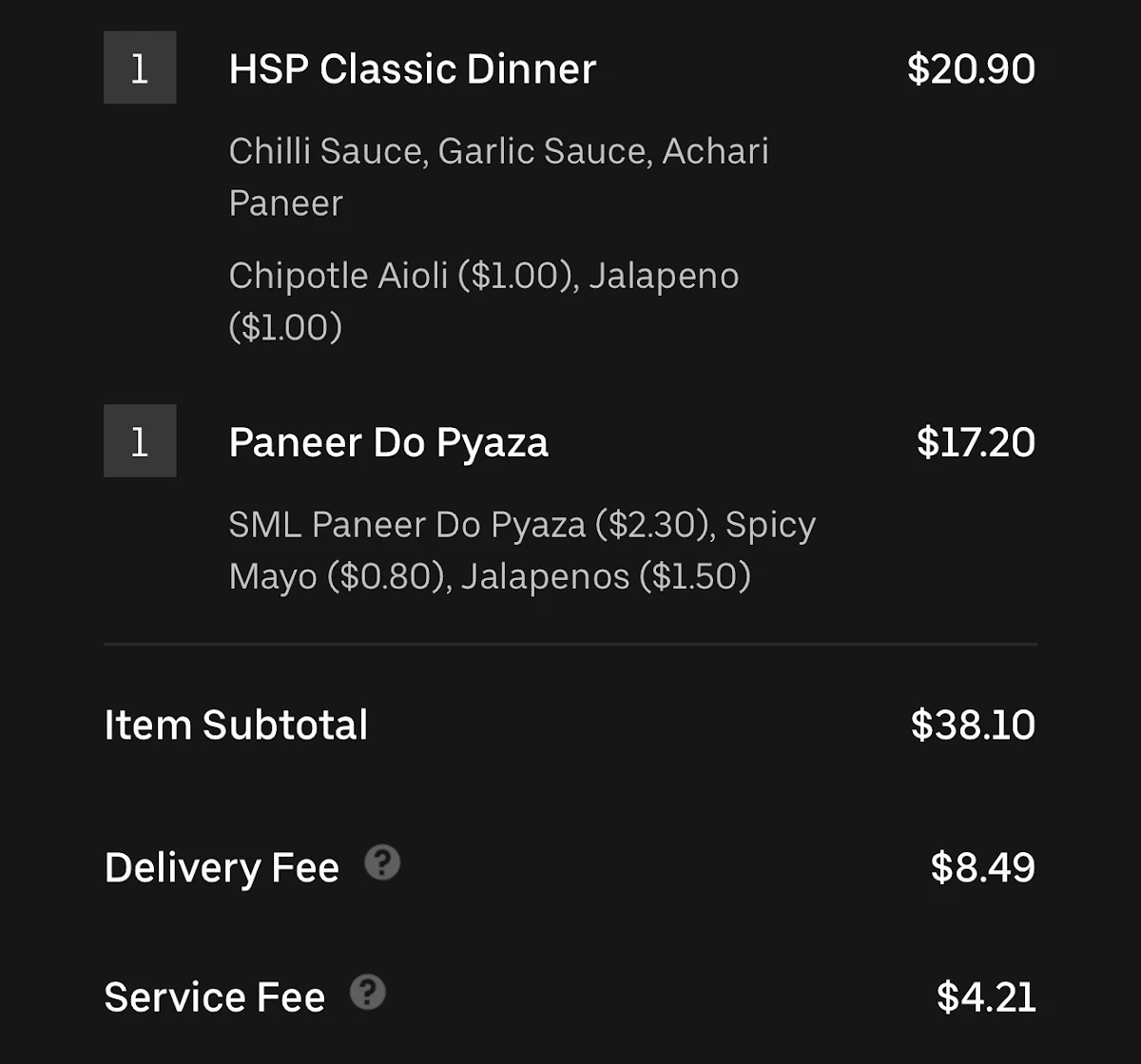 Menu, Soprano's Pizza Wollert