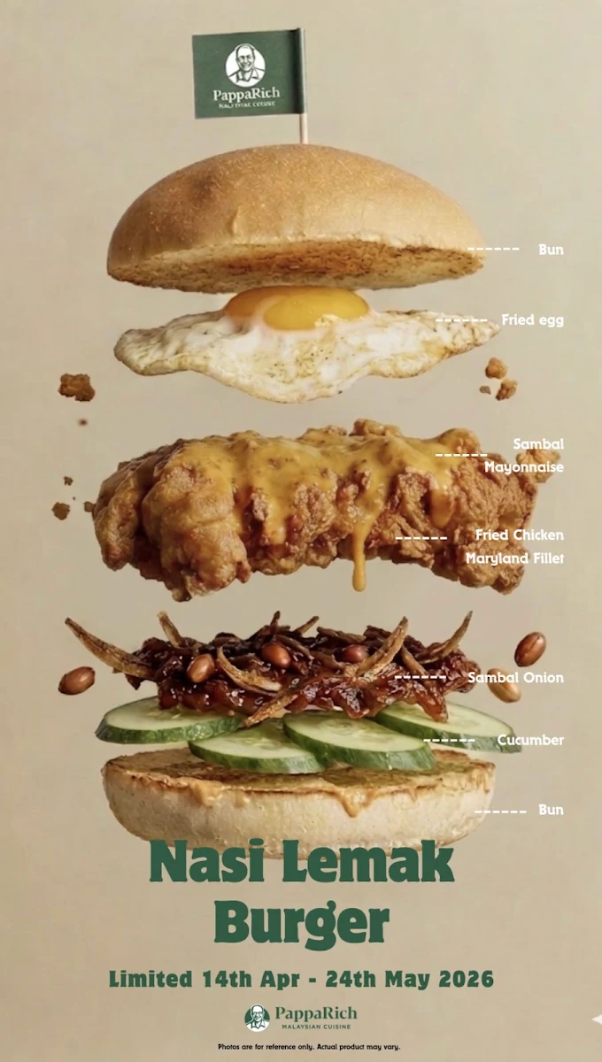 Menu, PappaRich Indooroopilly