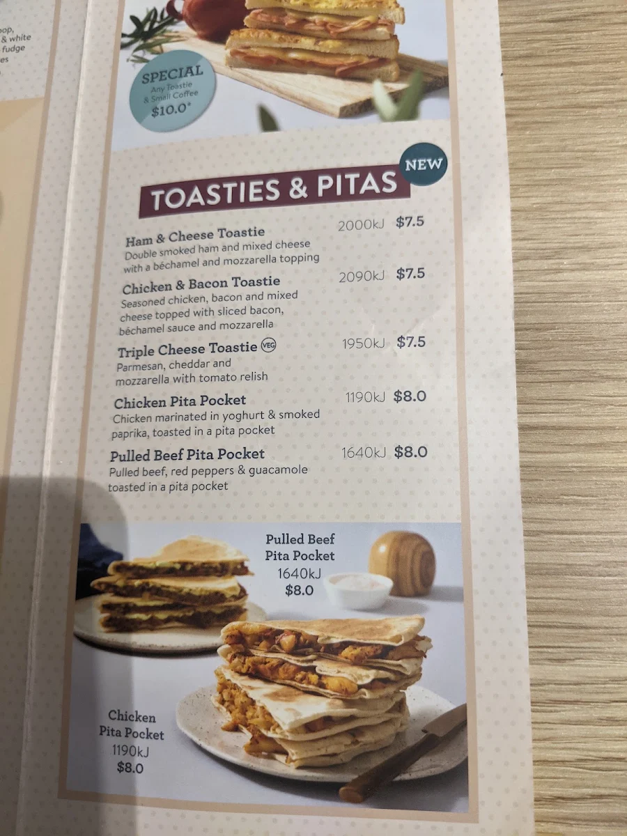 Menu, San Churro Miranda