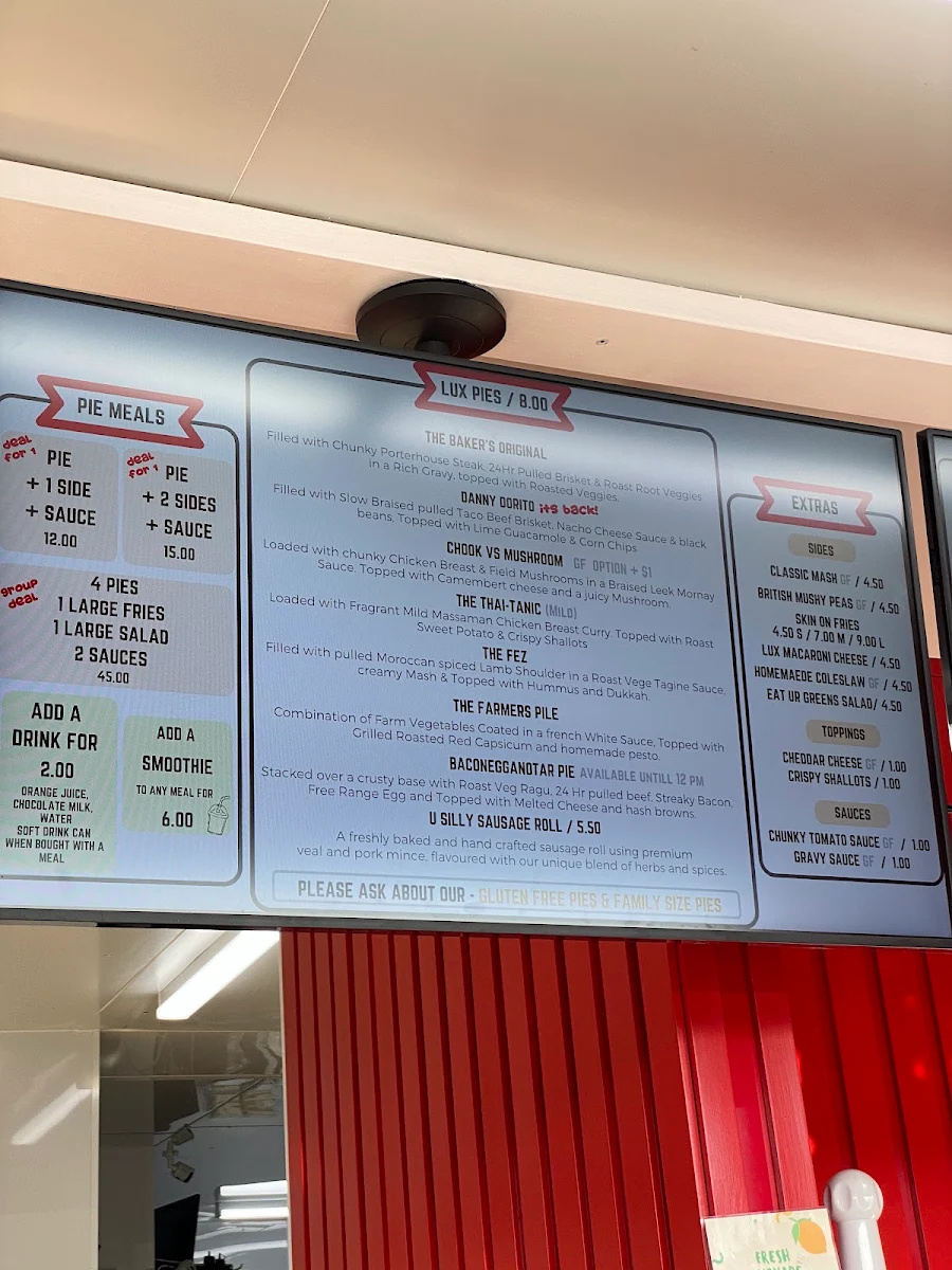 Menu, The Burleigh Cafe