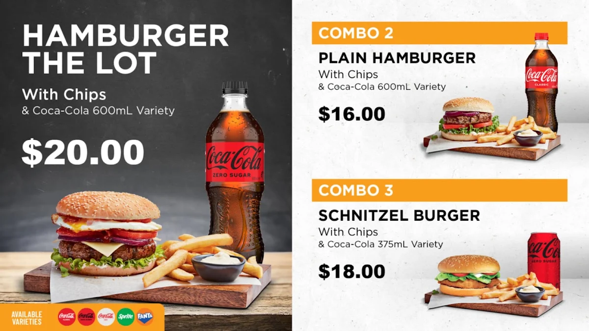 Menu, Popular Cafe