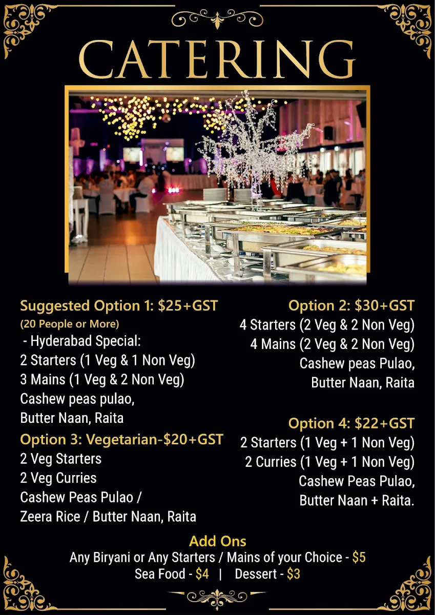 Menu, Jannat Indian Restaurant- By Top in Town