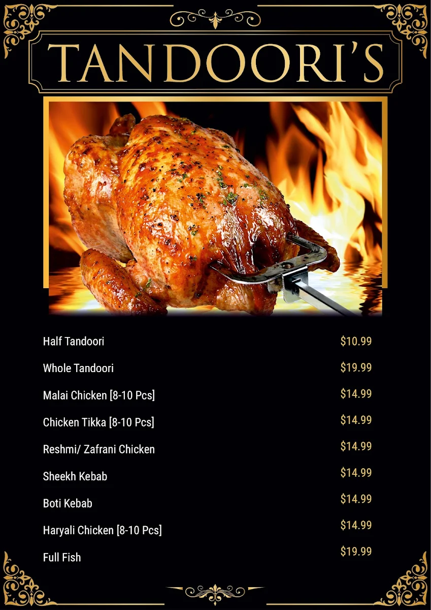 Menu, Jannat Indian Restaurant- By Top in Town