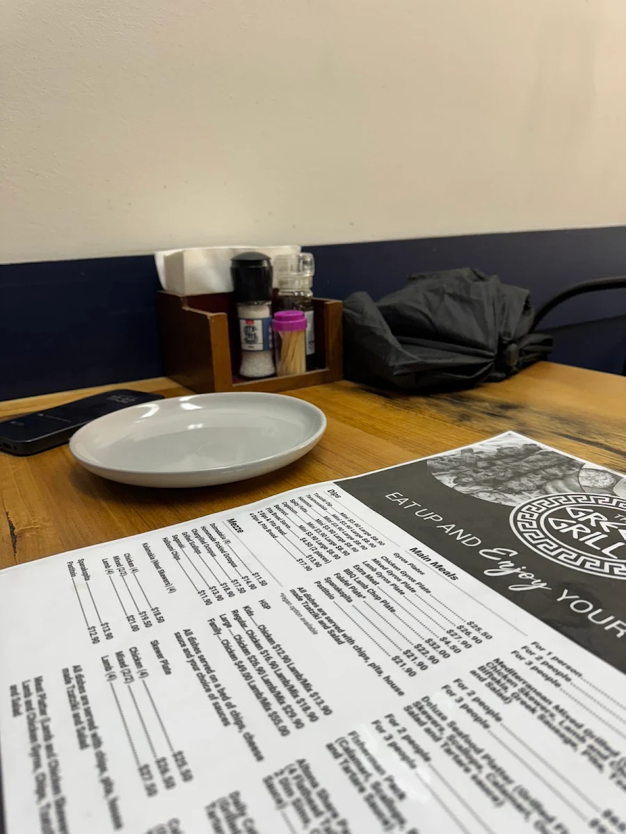 Menu, The Greek Grill Eatery Altona