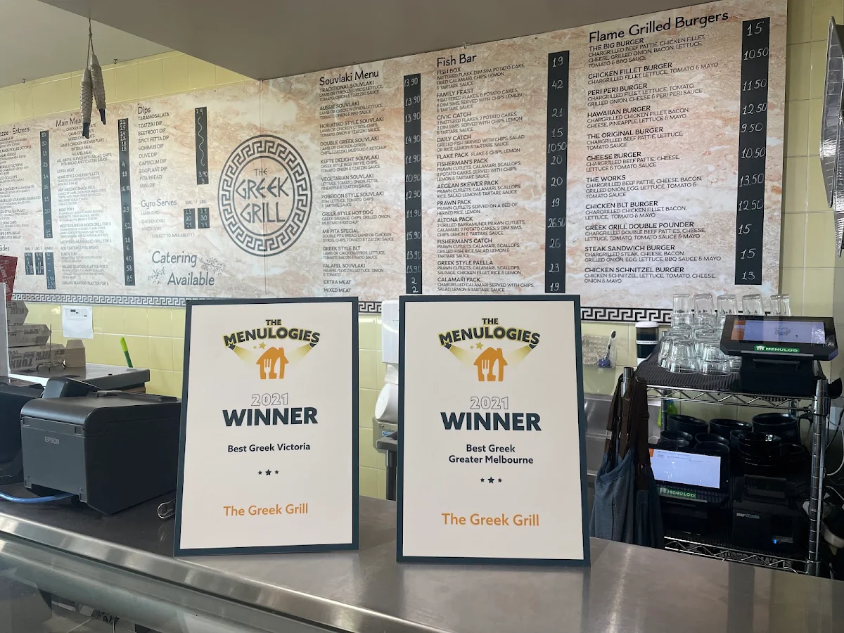 Menu, The Greek Grill Eatery Altona