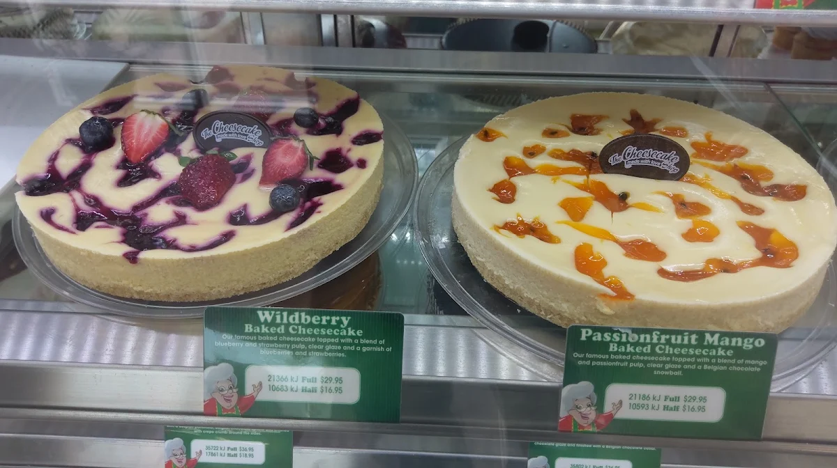 Menu, The Cheesecake Shop Capalaba