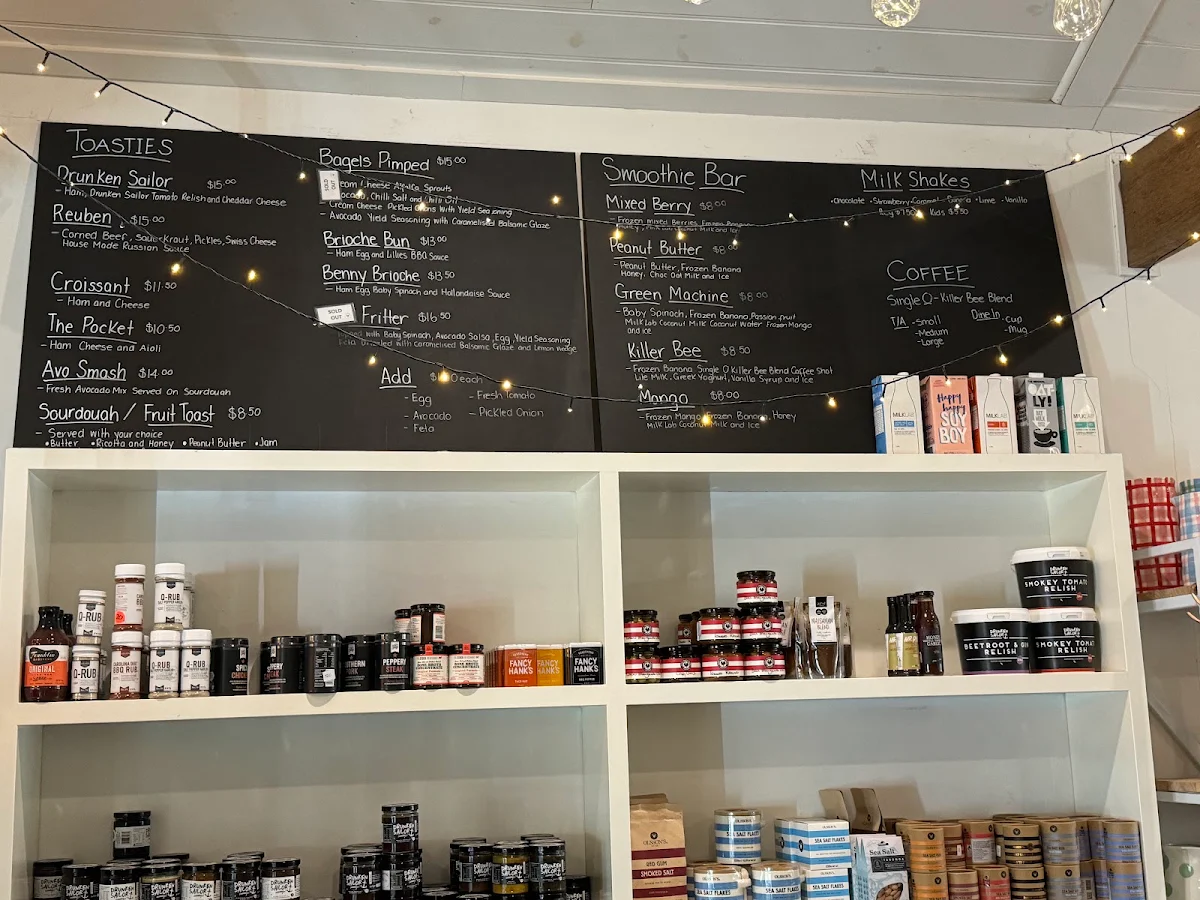 Menu, Yield Narrabri