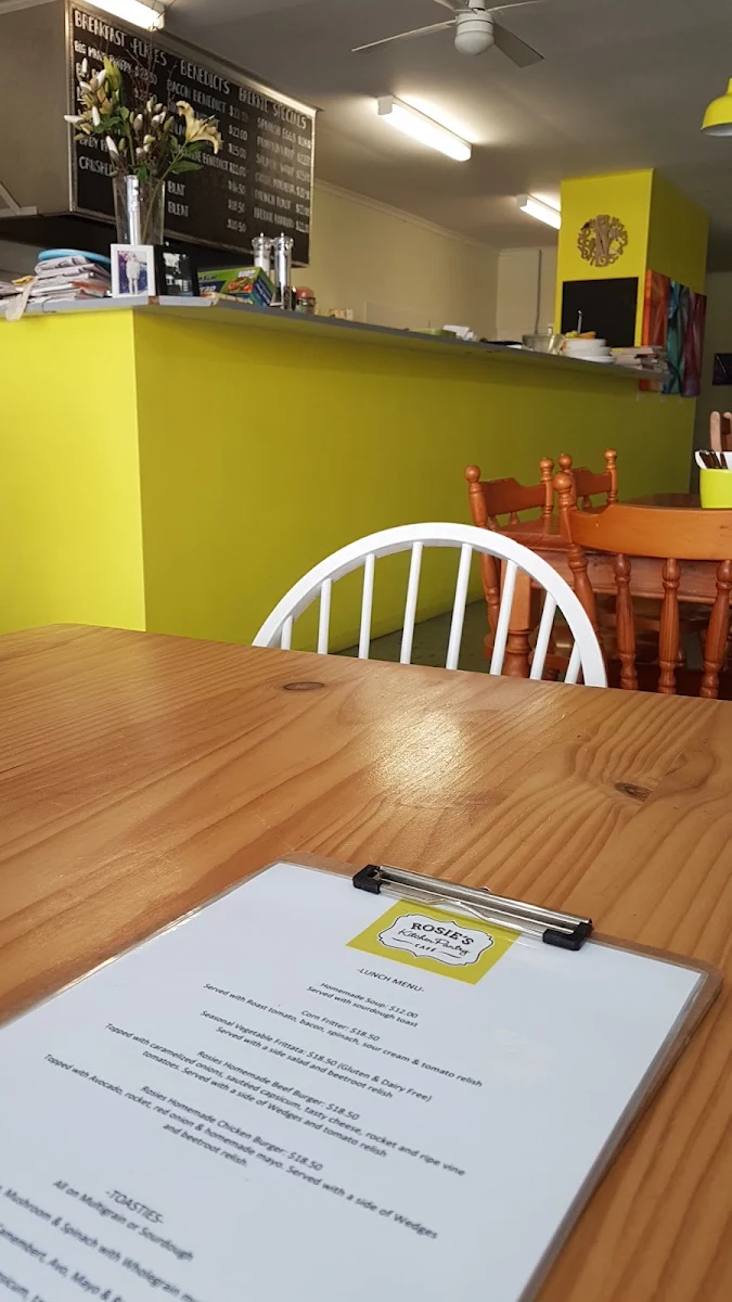 Menu, Rosie's Kitchen Pantry