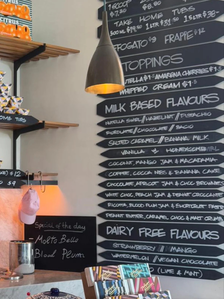 Menu, Pidapipó Carlton