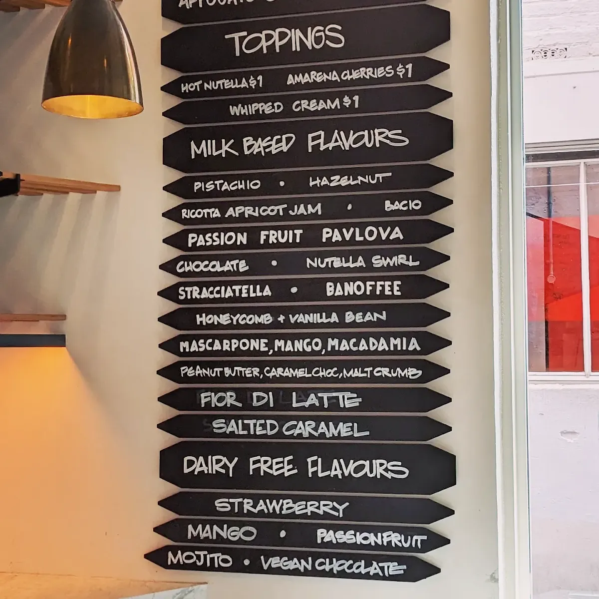 Menu, Pidapipó Carlton