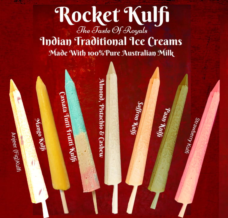Menu, Rocket Kulfi Harris Park