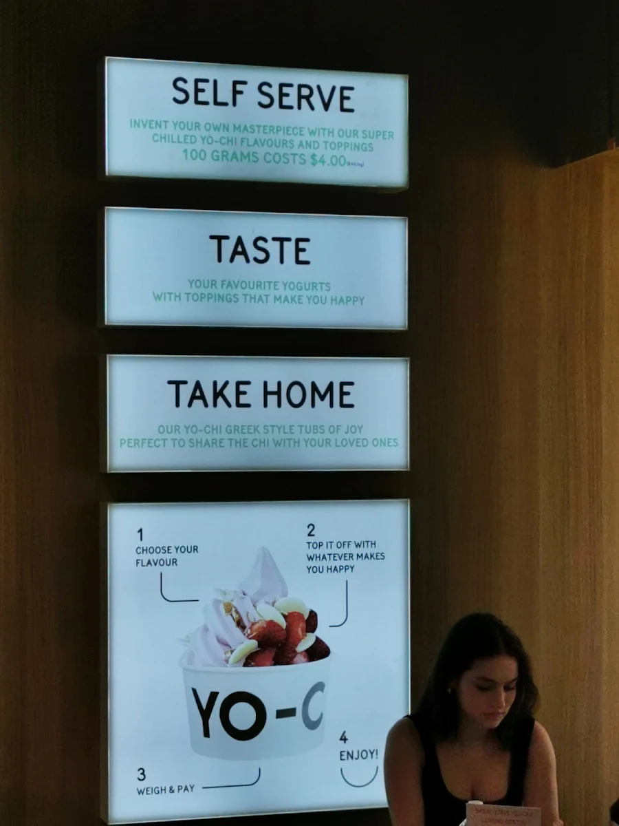 Menu, Yo-Chi