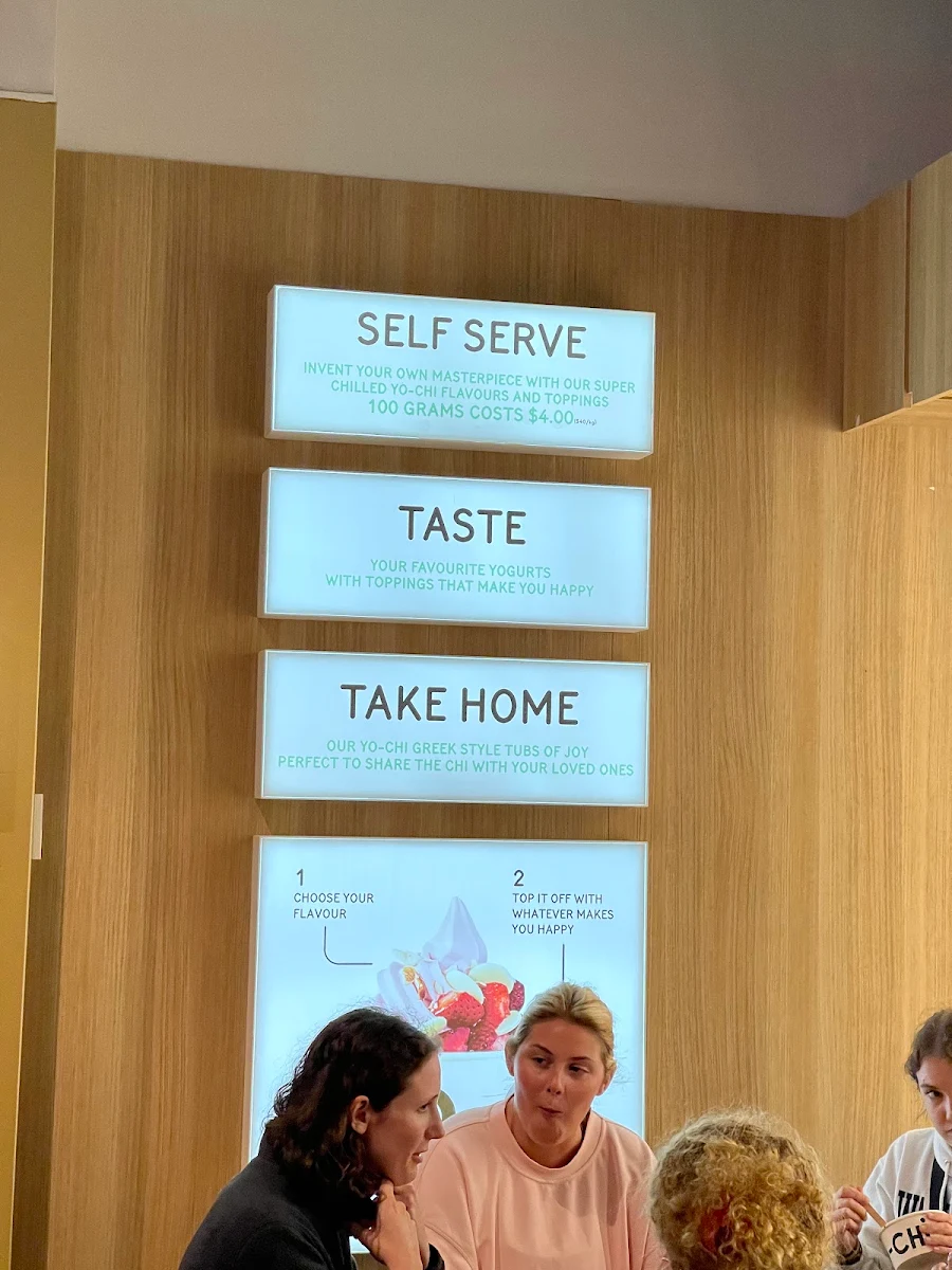 Menu, Yo-Chi