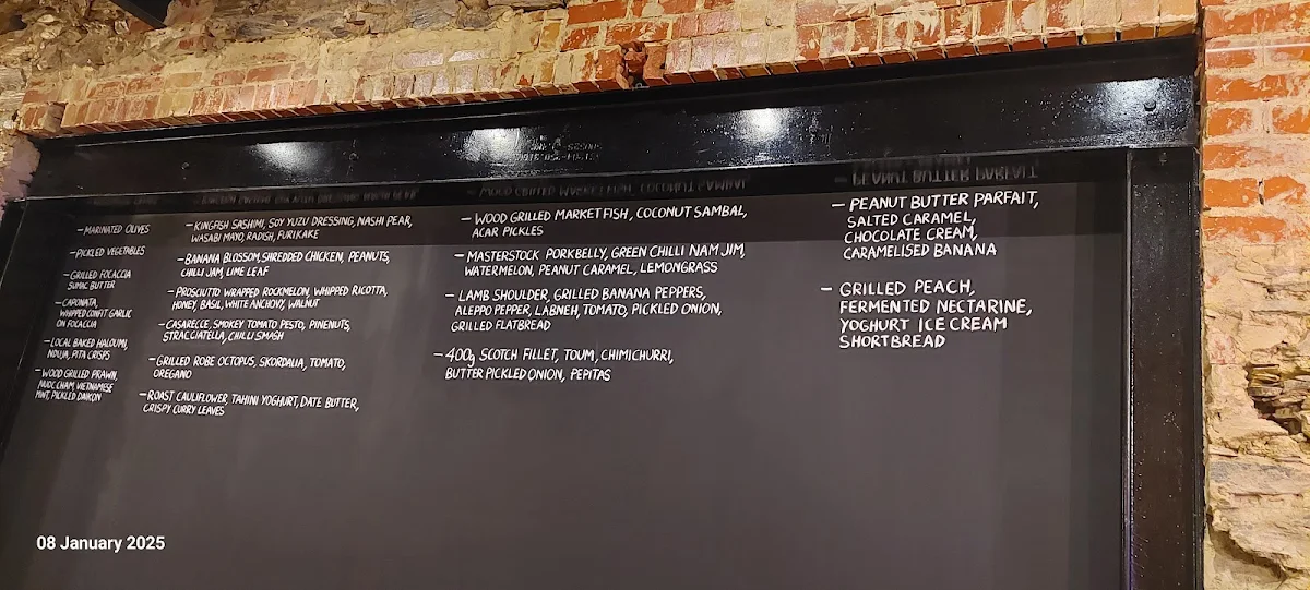 Menu, Peel St