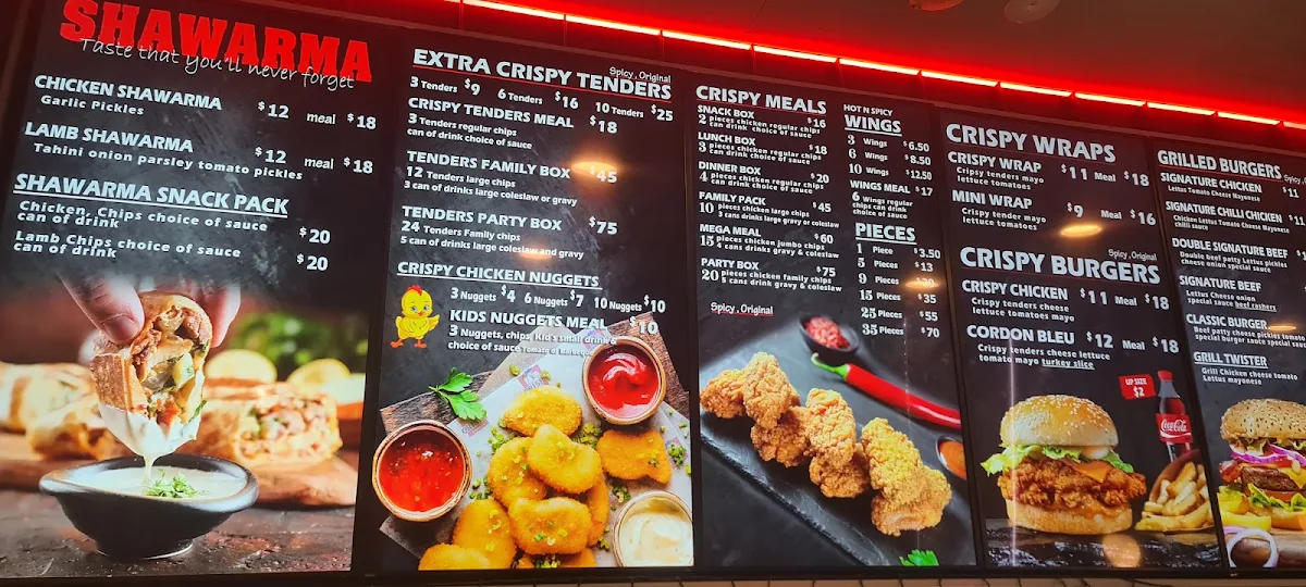 Menu, Extra Crispy - Auburn