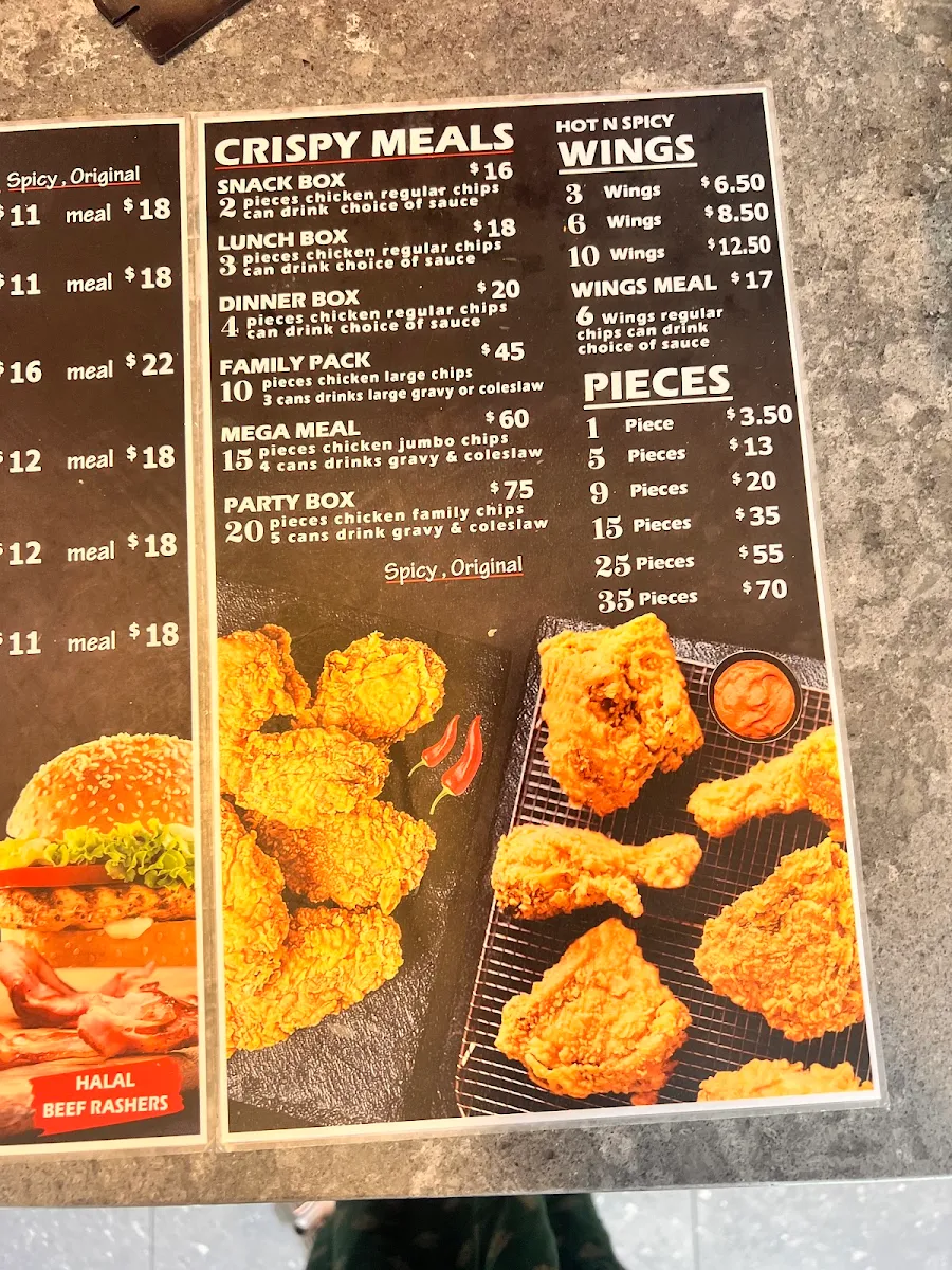 Menu, Extra Crispy - Auburn
