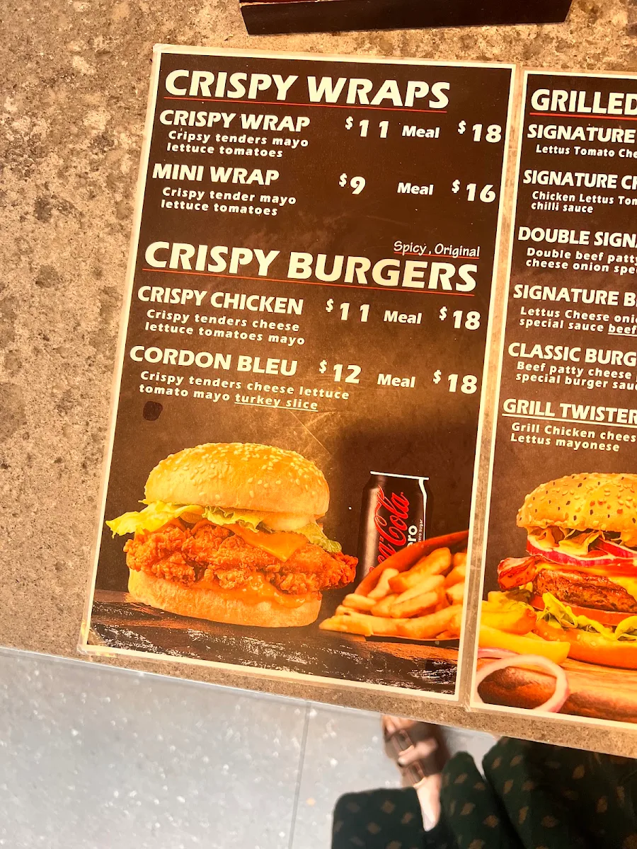 Menu, Extra Crispy - Auburn