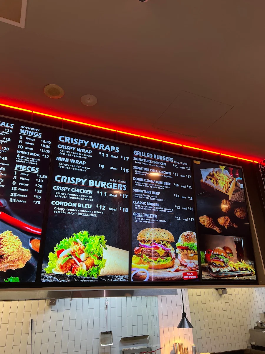 Menu, Extra Crispy - Auburn
