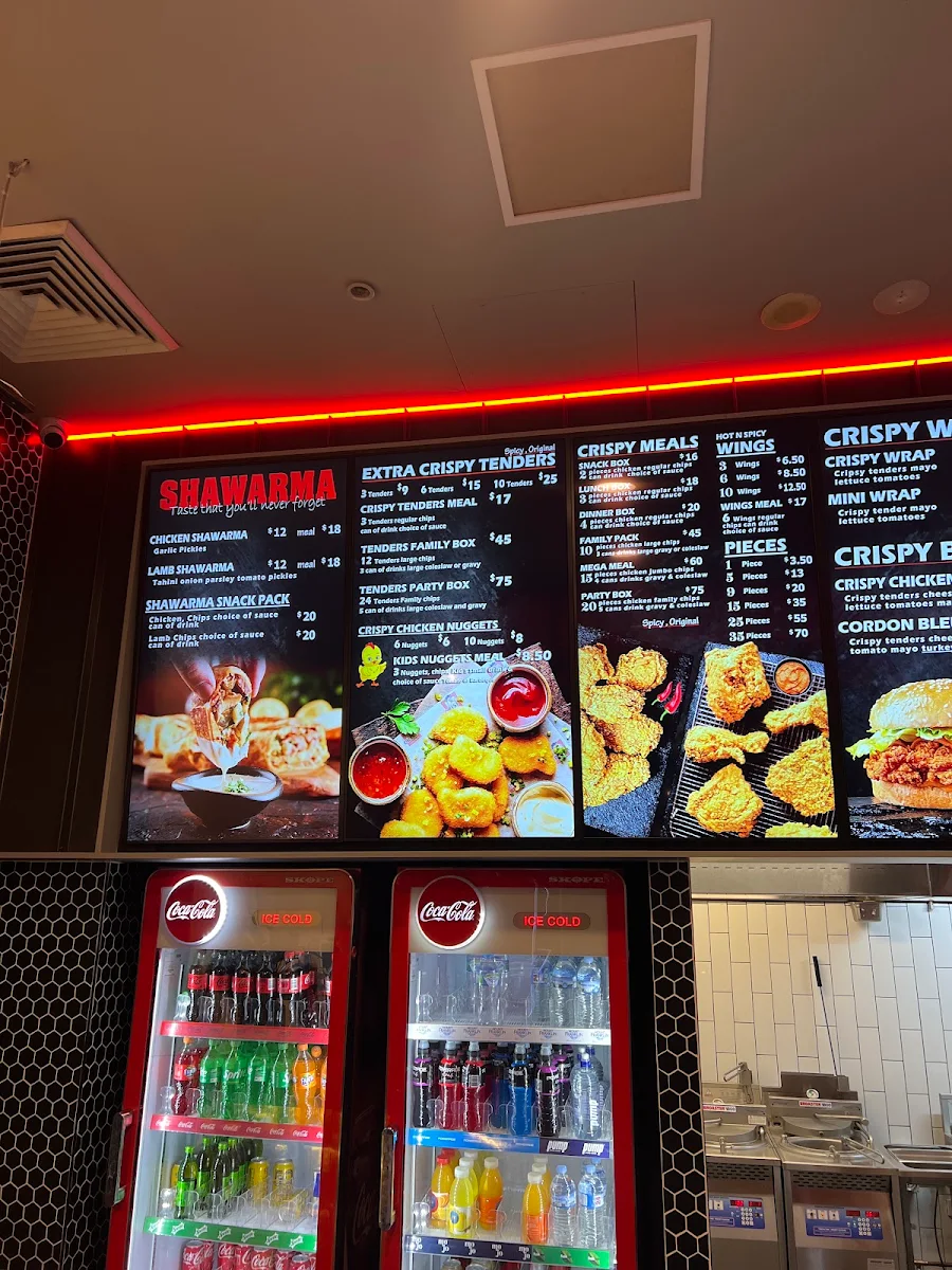Menu, Extra Crispy - Auburn