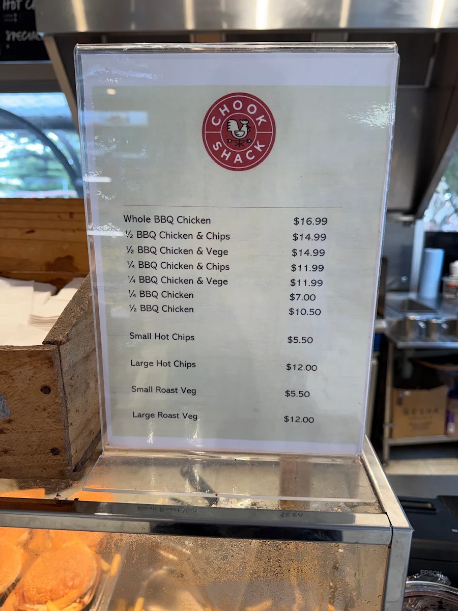 Menu, Rottnest Bakery