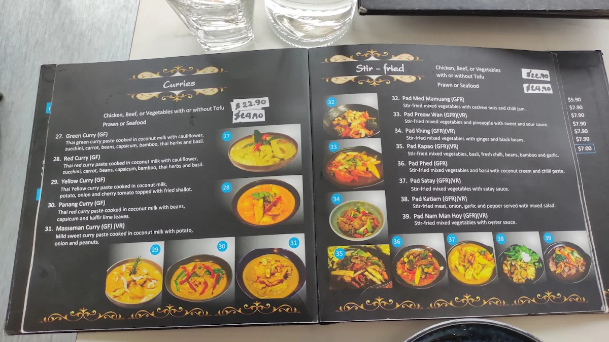 Menu, Thai@Officer