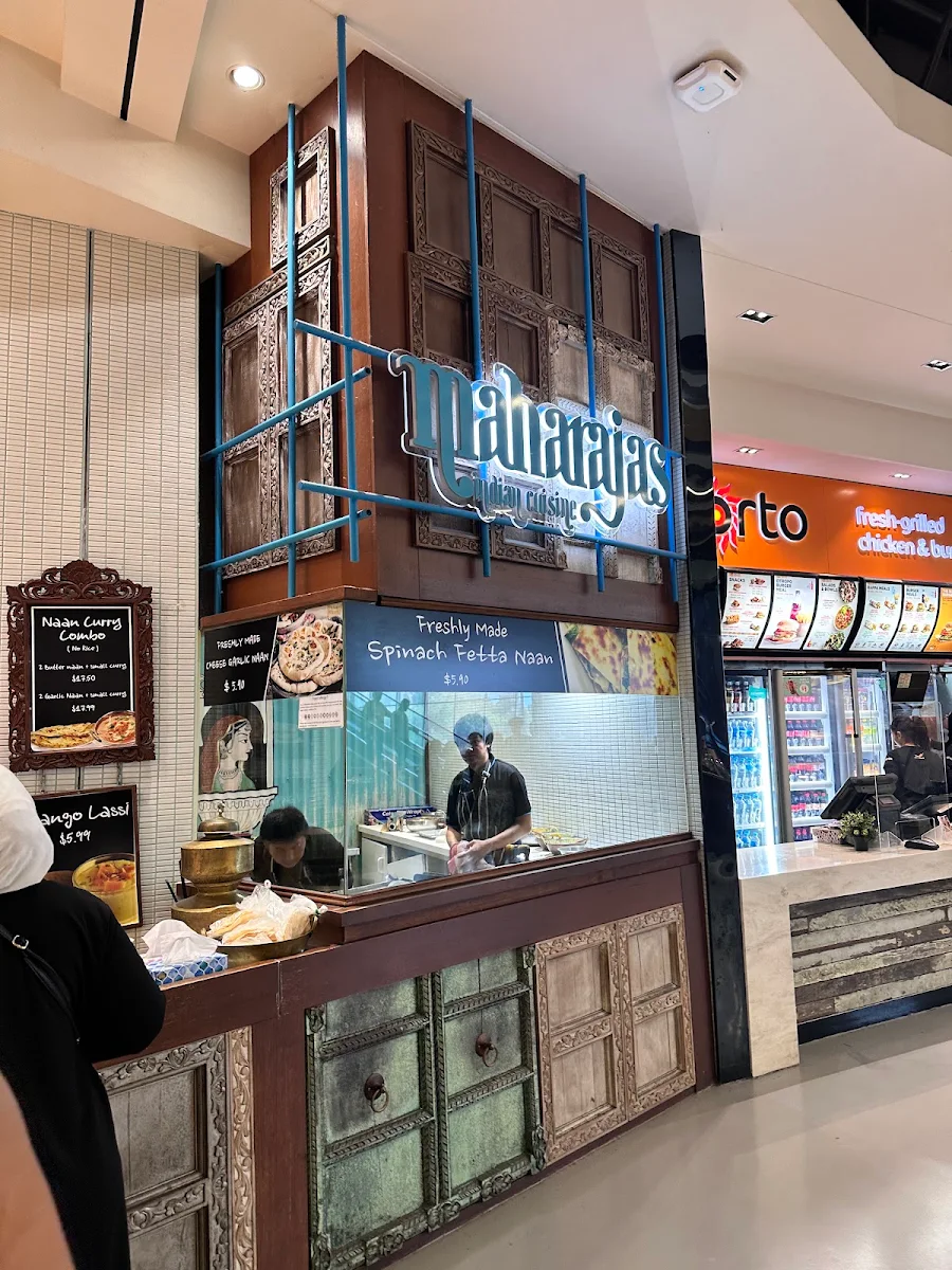 Menu, Maharaja's Indian Cuisine