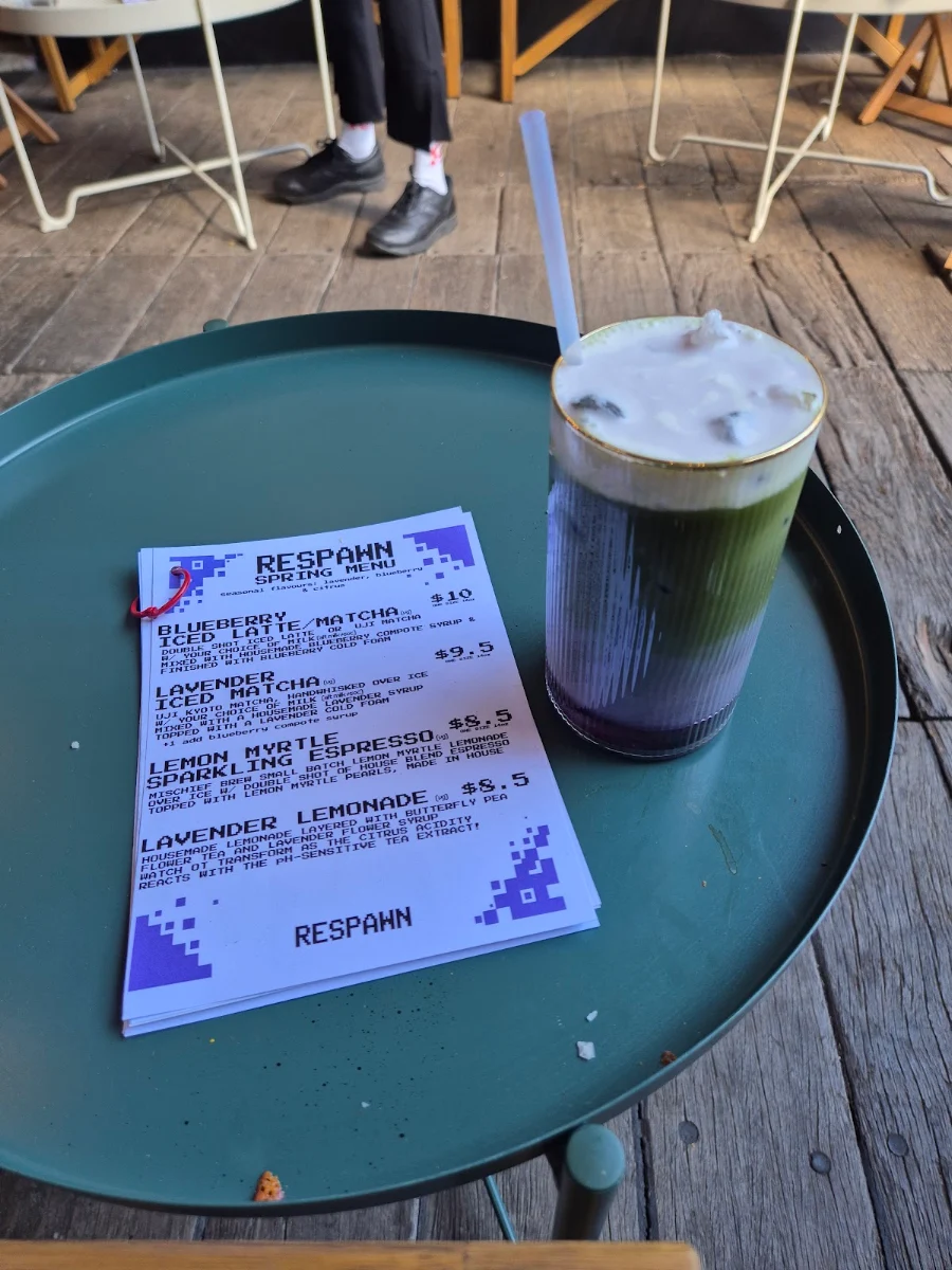Menu, Respawn Espresso
