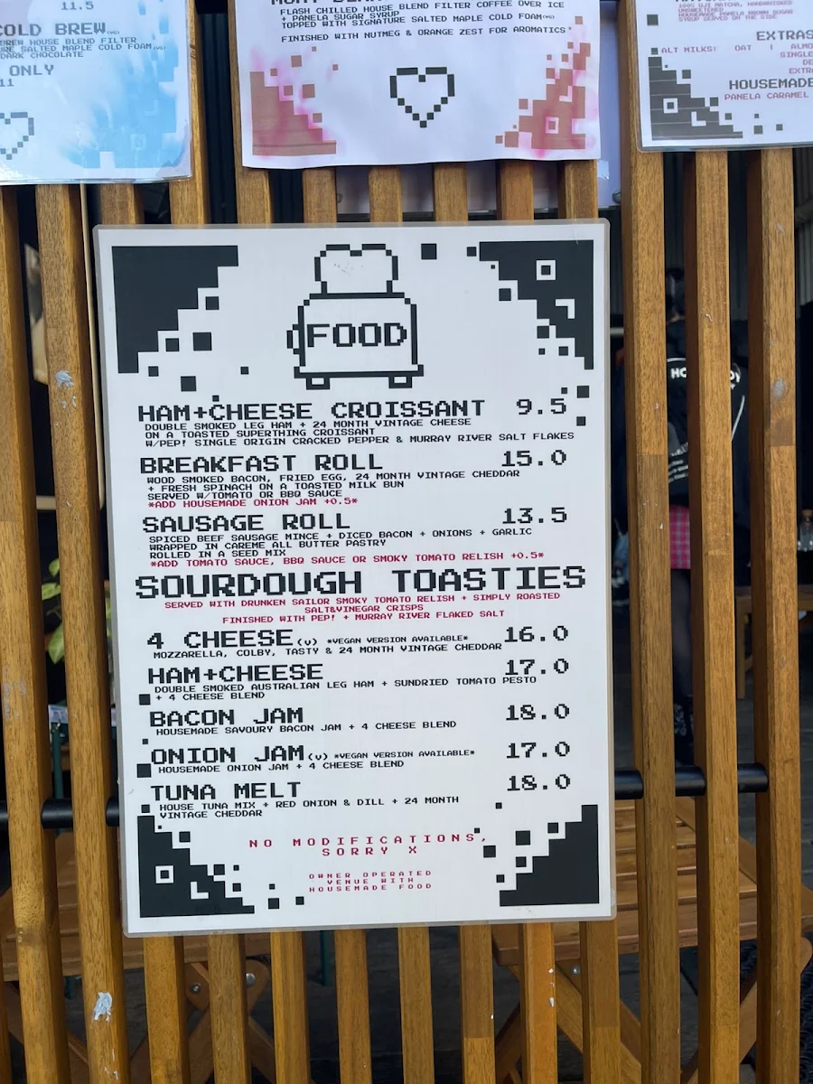 Menu, Respawn Espresso