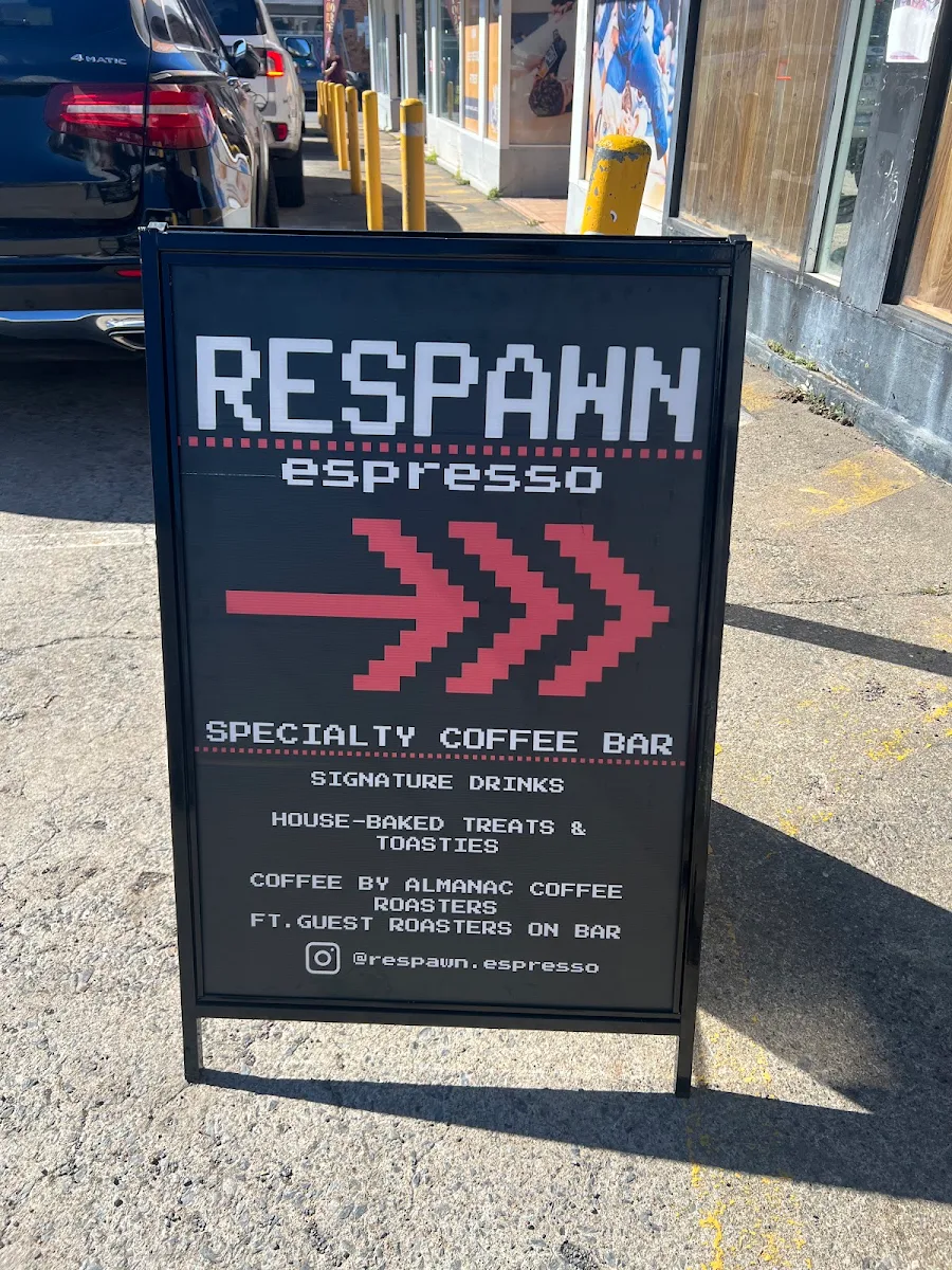 Menu, Respawn Espresso
