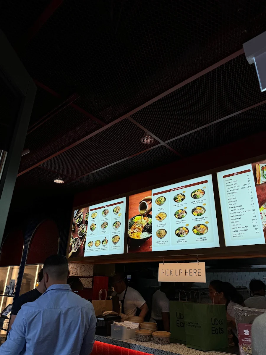 Menu, Dopa Donburi - Sydney Place
