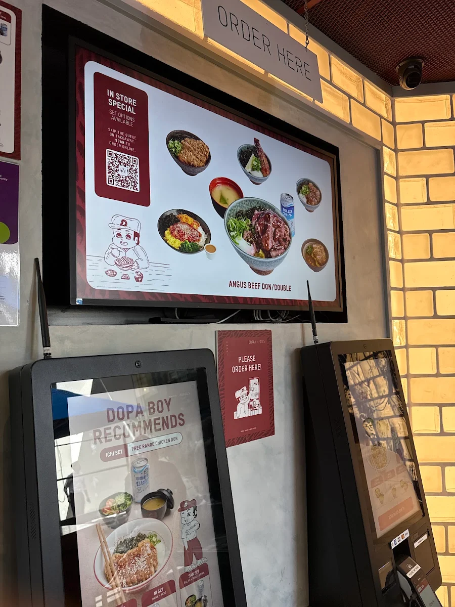 Menu, Dopa Donburi - Sydney Place