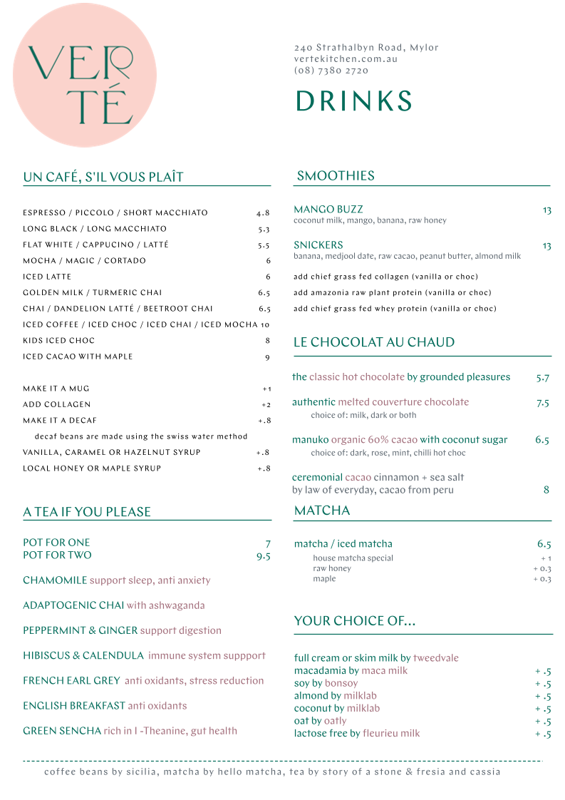 Menu photo 1